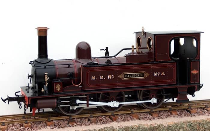 G Scale for the garden model of Manx Northern Railway Dubs built 0-6-0T 'Caledonia' - manufactured by Accucraft UK - image Accucraft/TrackShack
