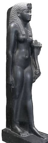 Nefrusebek Cleopatra formed friendships with the emperors of Rome. This particular statue is showing the waning years of Egyptian rule, but their art still supreme.