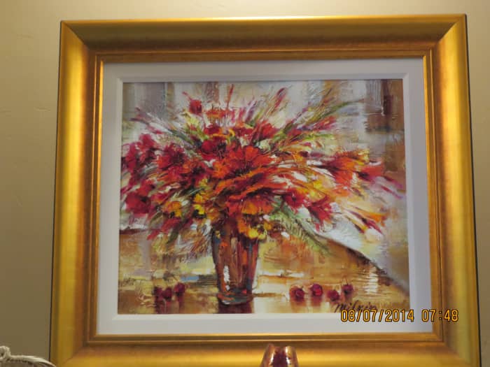 "HAPPY FATHER'S DAY"; MICHAEL MILKIN, Oil painting on canvas, signed in pigment, a unique work, 2008