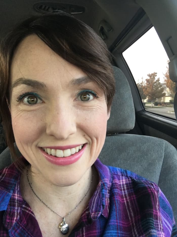 You can see some wrinkles when I smile. I guess I'm not 20 years old anymore. That's what happens when you have three kiddos under age 5 and don't get much rest, but hey, at least they are cute and they make me laugh ;)
