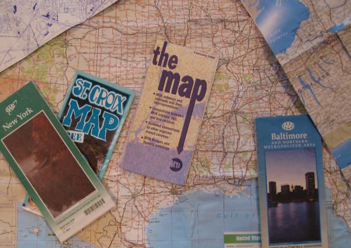 The use of paper maps kept my brain active, even re-folding them each time was a brain teaser.