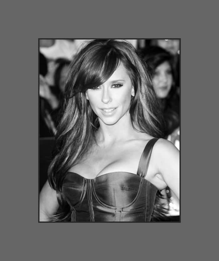 Jennifer Love Hewitt wears the very versatile and sultry long side-swept bangs. The bangs are long enough so she can still pull up her hair. Great bangs for heart shaped faces - 2013 Hairstyles with Bangs for Round, Oval, Square, Heart, Oblong Face
