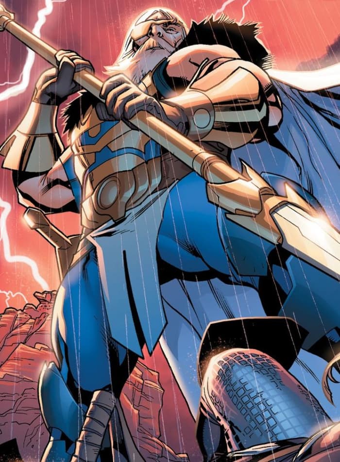 And once again, this time the adult comic version. Odin son of Bor, one of three brothers with Vili and Ve