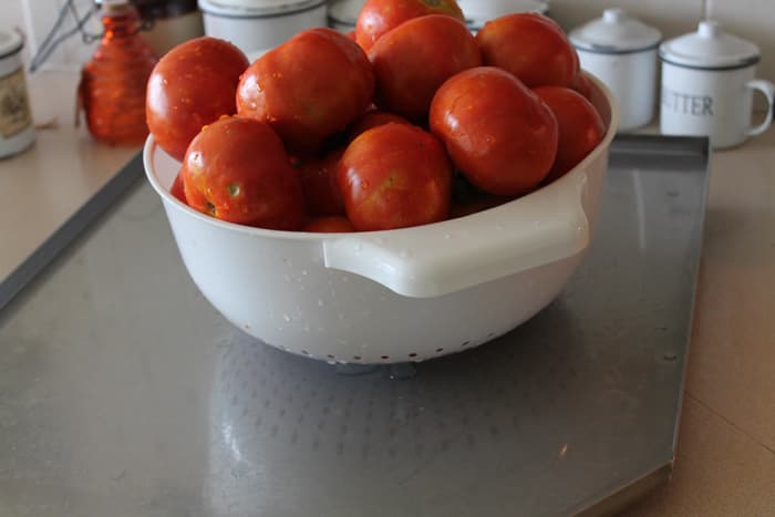 Stainless Steel Drying Rack from Cottage Craft Works is like having another sink. Use it to wash and drain off vegetables.