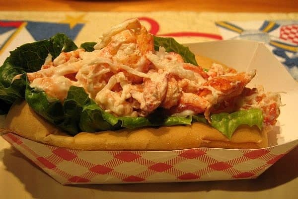 For the lobster roll, mix it with a little mayo and serve on the toasted roll like New Englanders use for hot dogs.
