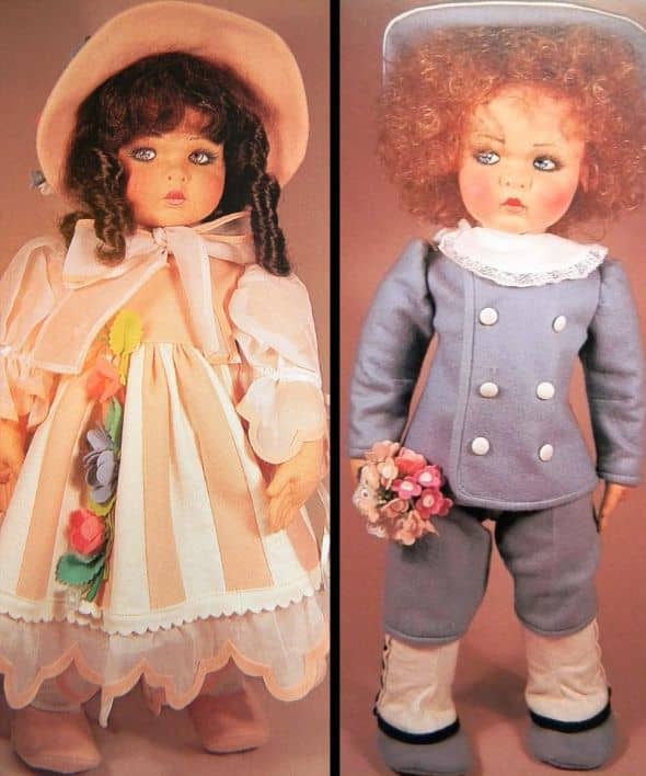 The Anili dolls represent a period when Lenci's now-adult daughter started a doll business.