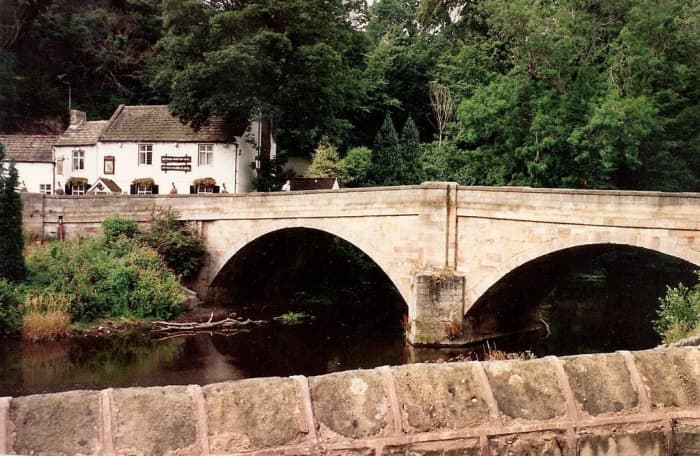 Shipton Inn near the entrance to Ursula Southill's - Mother Shipton's - Cave by Immanuel Giel's Low Bridge