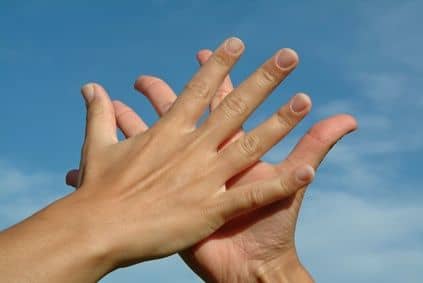 Hands reveal much, shape, size, - these aspects including the ever-changing lines which reveal the pattern of our thought
