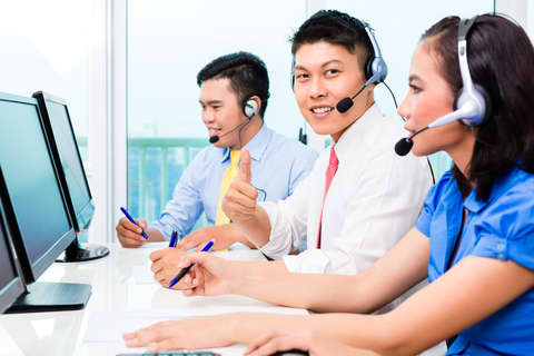 You can learn marketing, customer service and business skills by working in an outbound call center.