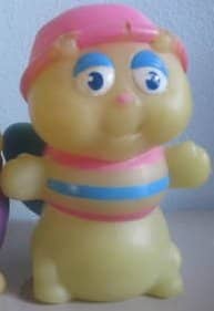 This was the exact one I had...my father put 3 kids to bed at night and had 3 different glo worms on 3 different fingers, held up to the night light in the hallway to charge their glow power. I will never forget them...