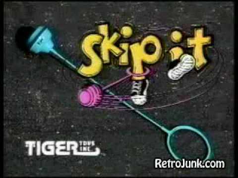 I had this in yellow, it had a counter on it and it kind of went along with the whole jumping rope and hula hooping thing.