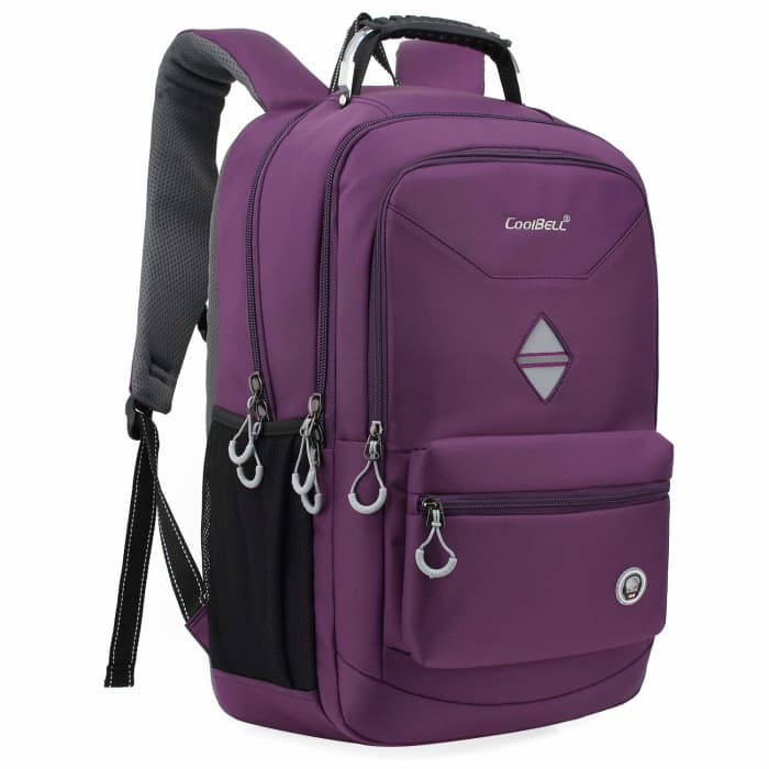 CoolBELL 18.4 Inch Backpack Laptop Bag Travel Rucksack Water-resistant Hiking Knapsack Protective Day Pack (Unisex) Fits 15-18.4 Inch Laptop Dell/HP/Lenovo/Macbook/Acer/Women