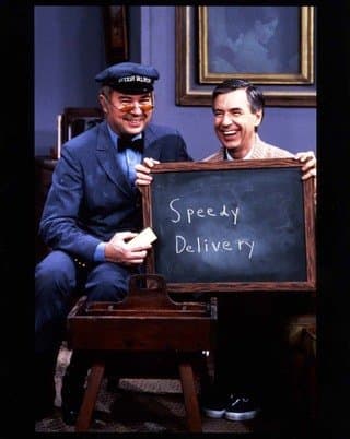 Mr. McFeely was definitely a hard working mailman, but unknown to the general public he received several letters of warning for exceeding his lunches and breaks while fraternizing at Mr. Roger's house. Note: Mr. Rogers did not tip at Christmas.