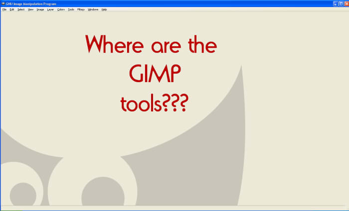 Missing GIMP Tools
