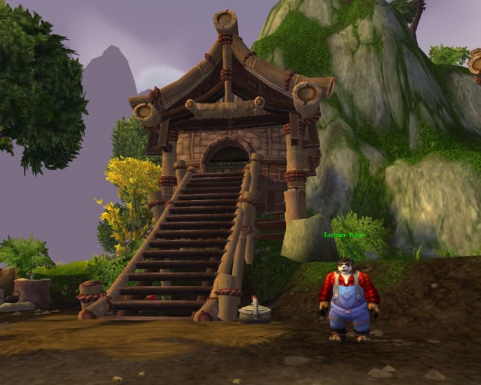 Farmer Yoon owns Sunsong Ranch, but he doesn't do much work himself.