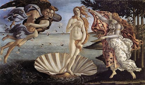 Botticelli's Venus also had an outlandishly proportioned body... an elongated neck and torso with freakishly long feet.