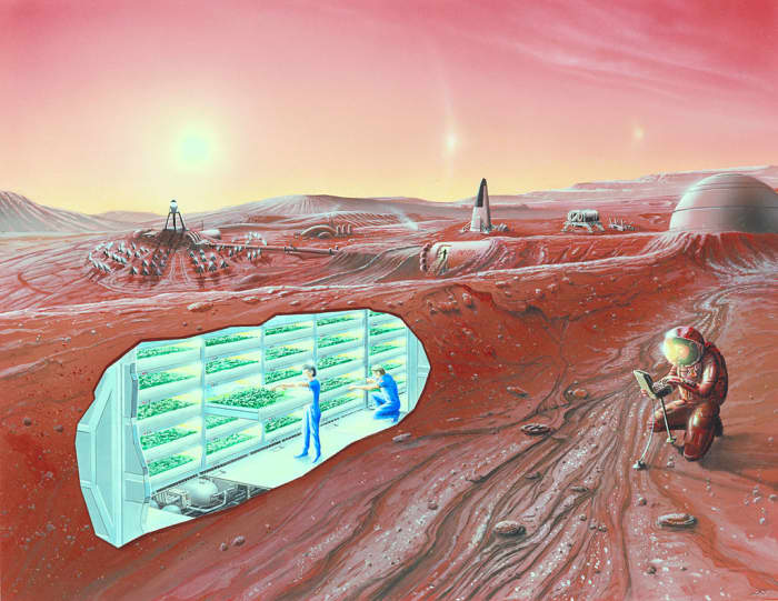 A Future Mars Colony
