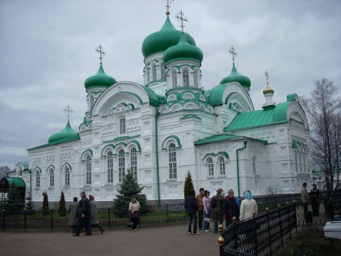 The Raifa Monastery of the Mother of God (Raifsky Bogoroditsky Monastery) is a monastery for men located in the Russian Diocese of Kazan. The monastery was established in 1613. in what is now the Republic of Tatarstan. Closed during the Soviet years,