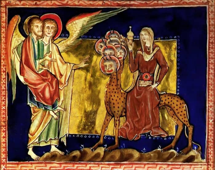 The "woman" who rides the beast is a counterfeit bride of Christ.