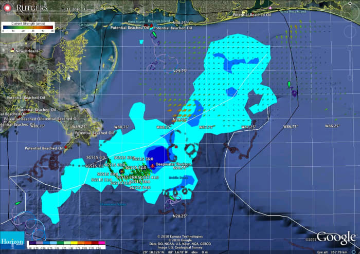 As you can see from this photo the size of the Deepwater Horizon Oil spill is immense and keeps growing everyday.