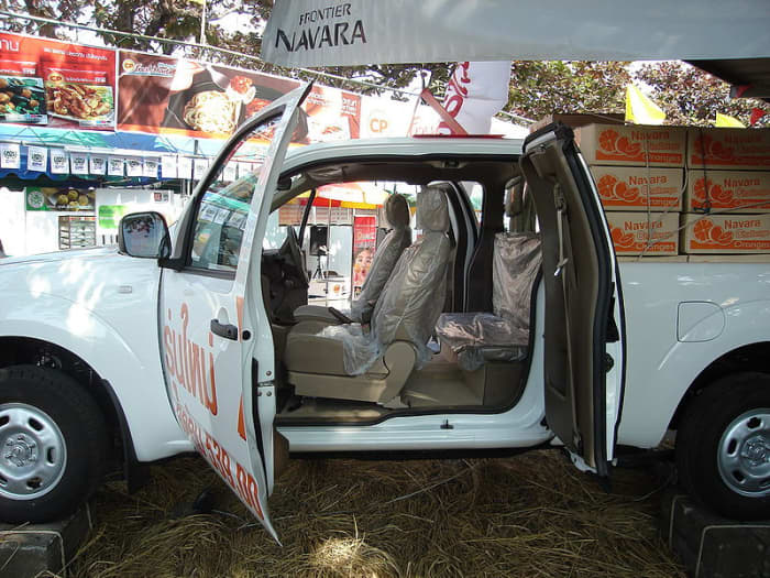 Nissan Navara has suicide doors