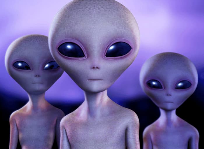 Though aliens have been described in a multitude of forms, here is a relatively common depiction of aliens.