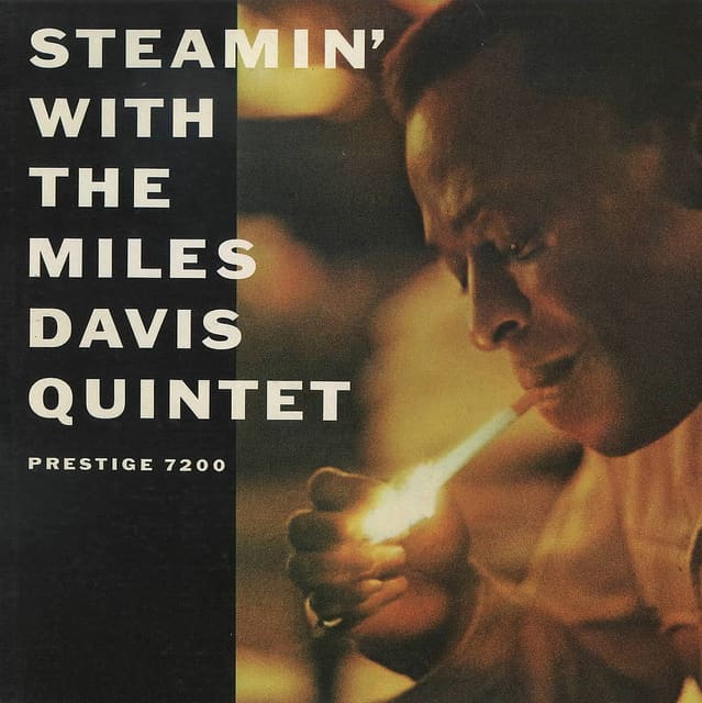 Miles Davis "Steamin' with the Miles Davis Quintet" Prestige Records PRLP 7200 12" LP Vinyl Record 1952