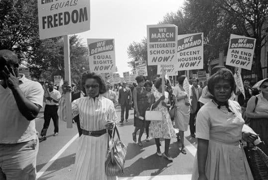In the glory days of MLK these people were carrying signs and they weren't hitting anybody with them. All the same they ultimately won the day, demonstrating that peace does work, if given a chance.