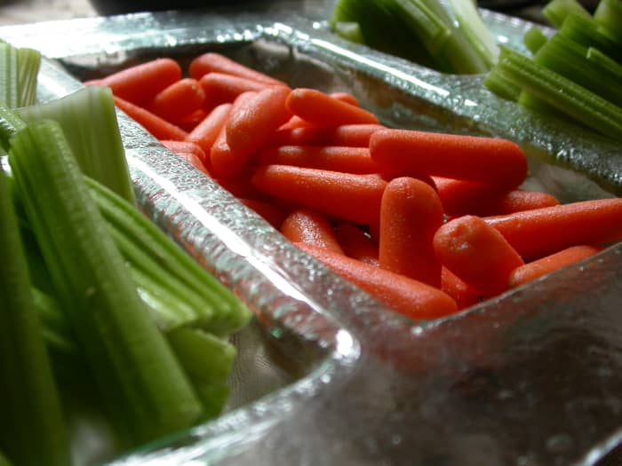 Some delicious but not deadly baby carrots.