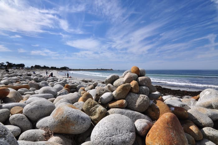 Not good for swimming? But it's still good for experience to go to a pebble beach. This one in California has a similar place in the Philippines.