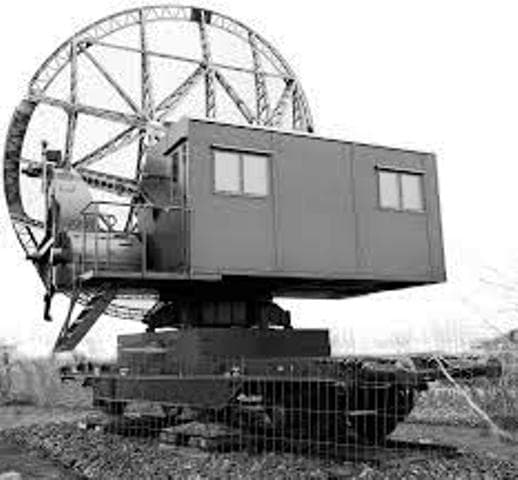 The German Wirzburg radar system that was of interest to British intelligence and technological services - it would be the target of the Bruneval commando raid, at the time of the Dieppe raid