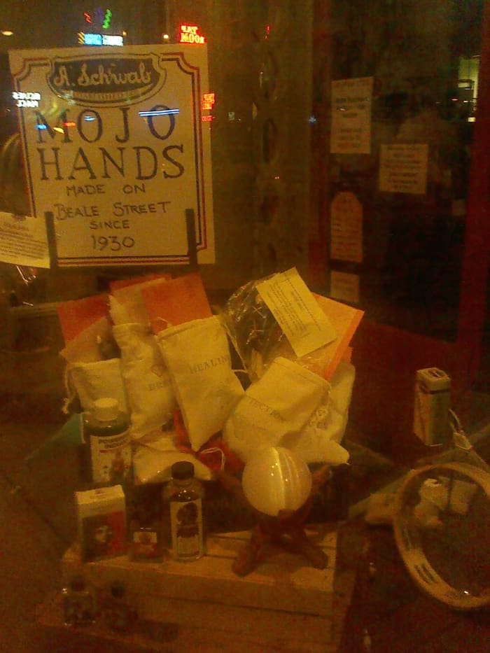 Those who dare, can venture inside of the A. Schwab store on Beale Street in Memphis, TN and find many of the things necessary to get a Hoodoo, mojo to work.