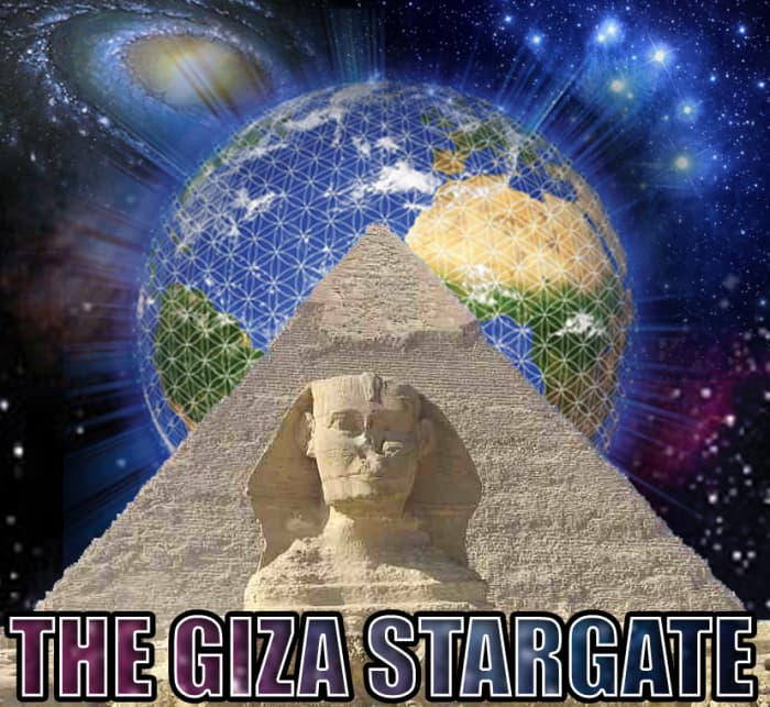Both the Sphinx and the Giza Pyramid were built to cover an ancient portal or star gate system that allows the users to travel the stars without space ships.
