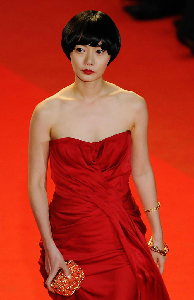 Bae Doo Na at the premiere for the movie Air Doll during the Cannes International Film Festival (2009).