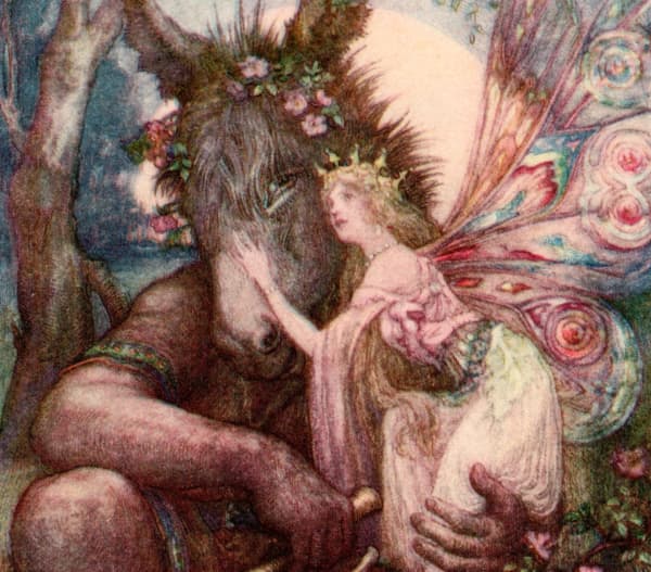Here we show a portion of 'O how I love you! how I dote upon you!' - it is from the suite prepared by Frank C Pape published in "Tales from Shakespeare" (1923).