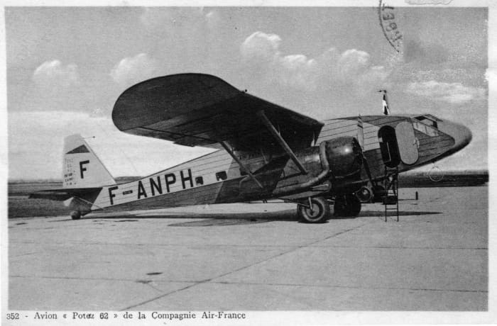 Potez 62, used on the South American section of the route, across the Andes. It was also used in East Asia.
