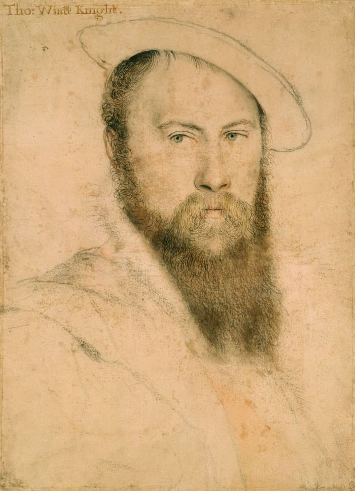 Sir Thomas Wyatt (1503-- 1542) (16th-century English politician, ambassador, and lyric poet credited with introducing the sonnet to English literature.)
