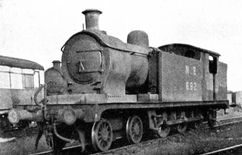 One of the earlier allocations at Whitby, formerly known as 'Whitby Willies' 4-6-0 tank locomotives re-built as Class A6 4-6-2 to increase their range by increasing coal bunker size