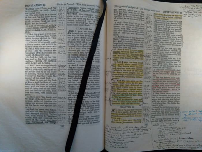 The Book of Revelation: The Scene at the Great White Thone of Judgement.