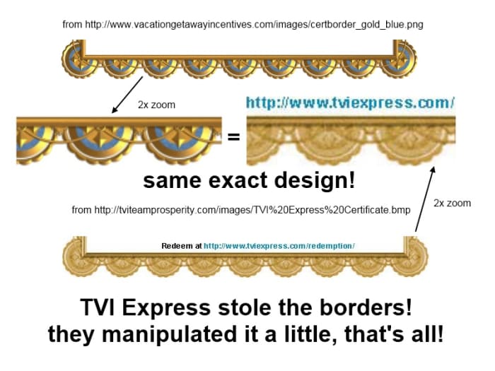 You be the judge... Which is the original, with more detailed design, and which is the degraded copy?