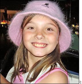 Jessica Marie Lunsford, age nine, taken from her bedroom by a previously convicted sex offender, raped, imprisoned for days without food and finally buried alive -- 150 feet from her parents house. Law enforcement knew who they were looking for, but