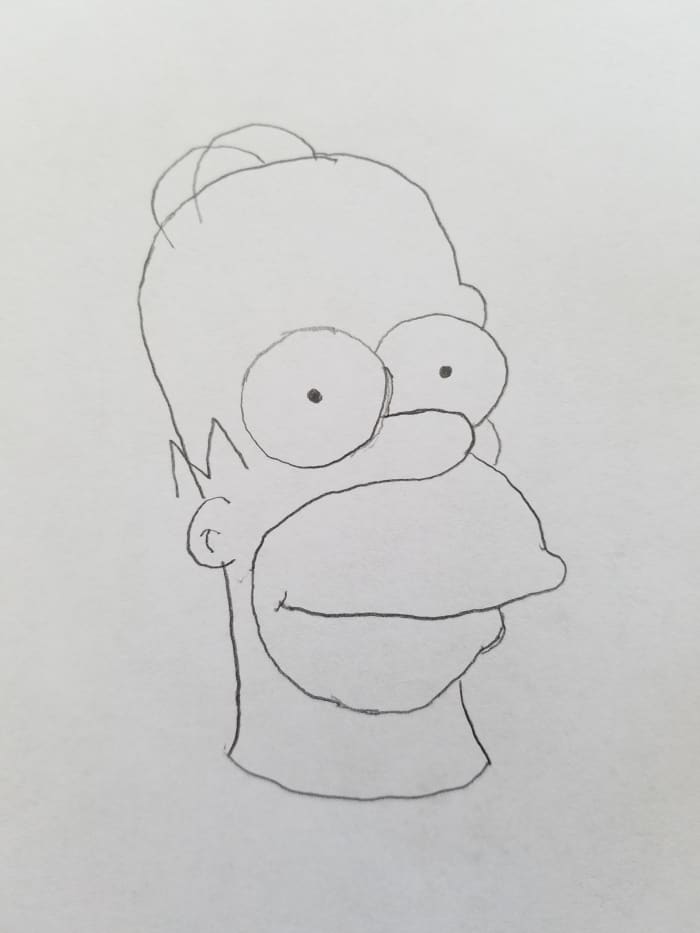 6 Easy Steps to Draw the Best Bootleg Homer Simpson - HubPages