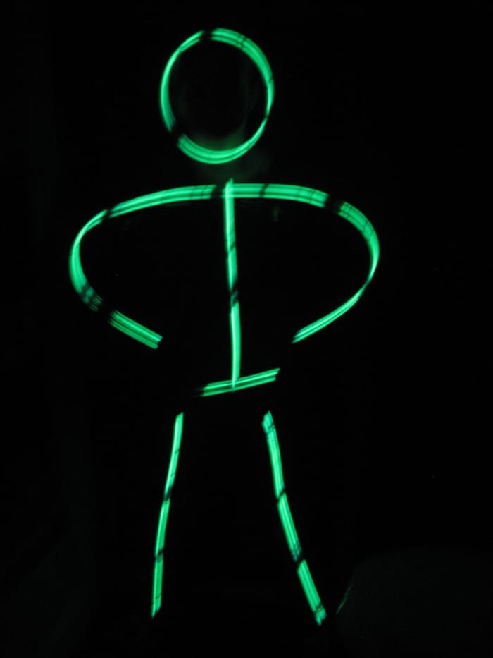 A Glow-in-the-Dark Stickman Dance is just one funny idea for a talent show act.