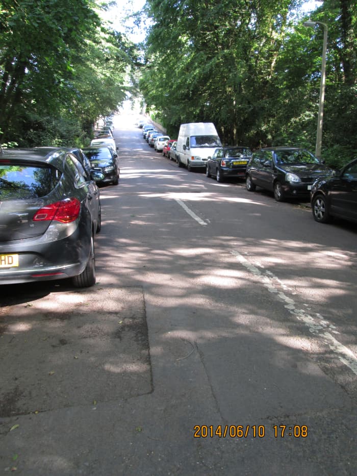 ... Then too soon it's back to civilisation. The posh part of Loughton lies over the rise. Big houses, driveways... new money