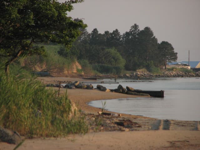 This photo was taken on Saxis Island, Virginia which is surrounded by the Chesapeake Bay. I wonder if Chessie has ever visited this quiet waterfront community.