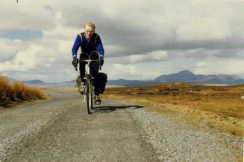 Cycling in the mountains of County Mayo can be hard on the hands and body because of the pressure it puts on joints.