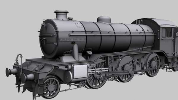 Virtual version of model for K4 'Kord of the Isles', No.3444 - these engines ran with the fish trains from the Kyle of Lochalsh (opposite Skye) to Glasgow