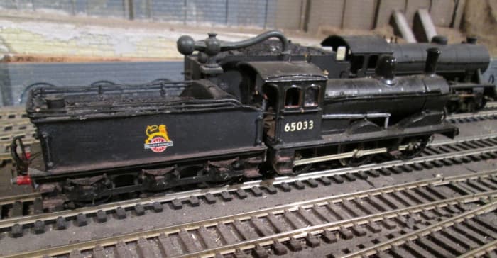Nu-cast kit-built North Eastern Railway (NER) Class C, LNER/BR Class J21 0-6-0 65033 inside cylinder locomotive. One of my eldest models built in the 1980s
