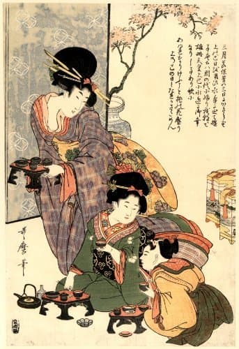 The original festival was the celebration of the peach on March 3rd. "Momo" means peach. It is a time to wish good health to all little girls.