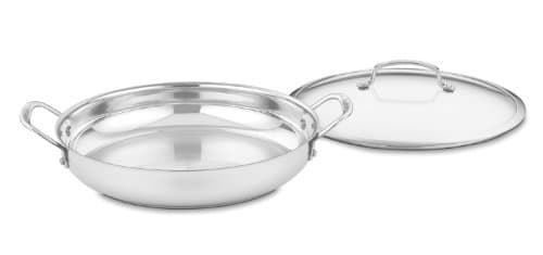 It can be used on the stovetop or in the oven, which means you can make either style of Paprikash in it. Great for one dish meals, with a large cooking surface and a cover . Sold on Amazon